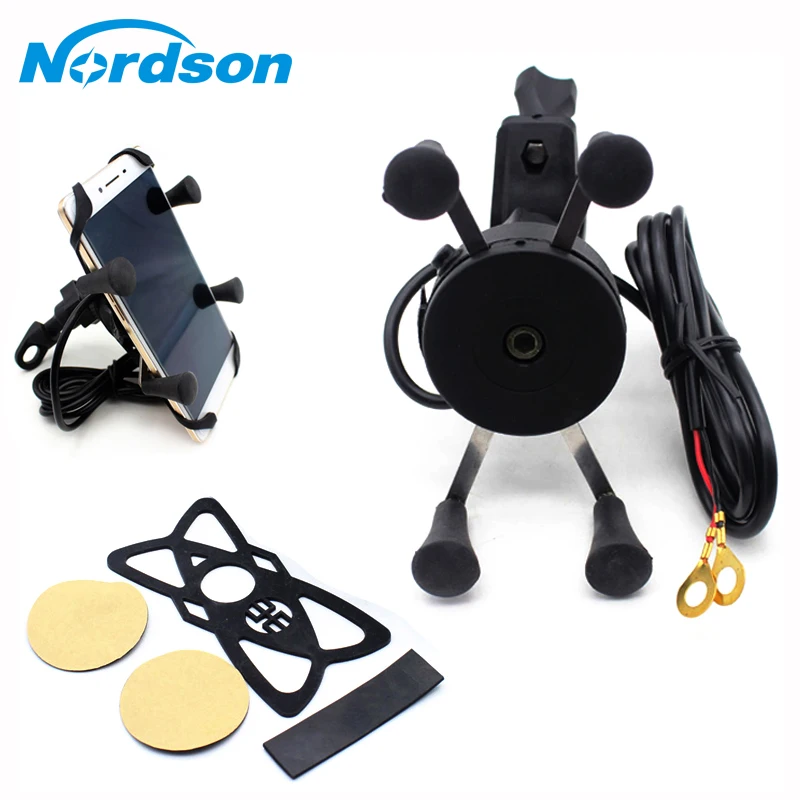 Держатель для телефона мотоцикла USB зарядное устройство велосипед мобильный