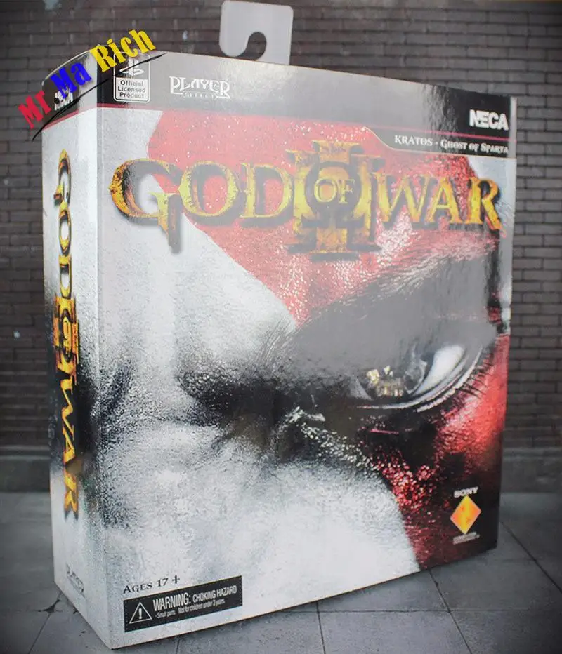 God Of War 3 Ghost Sparta Kratos экшн ПВХ фигурка Da Collezione модель игрушки Spedizione Gratuita 18 см |