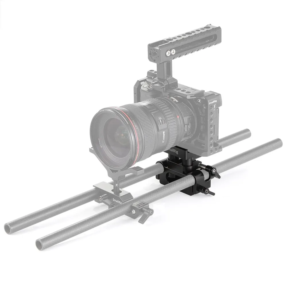 SmallRig DSLR камера пластина зажим Кронштейн Универсальный 15 мм рельсовая система поддержки с быстроразъемной Arca пластина высокая Регулируемая 2272