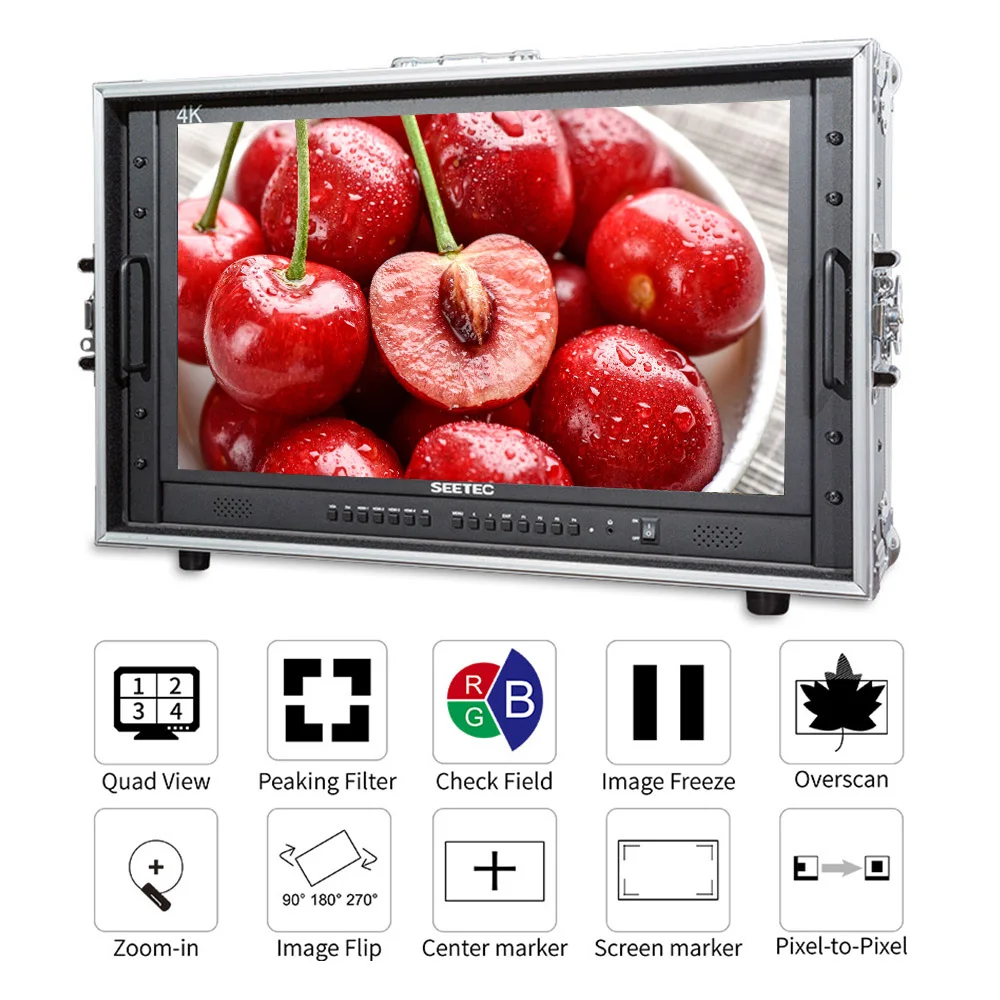 SEETEC 4K238-9HSD-CO 23,8 ''4 K Ultra HD 3840x2160 профессиональная трансляция директор монитор Carry on lcd ips экран с HDMI