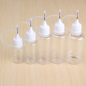 10 шт 10 мл Новая форма PE e-dropper бутылка с обычной винтовой крышкой и пластиковой иглой, TW014