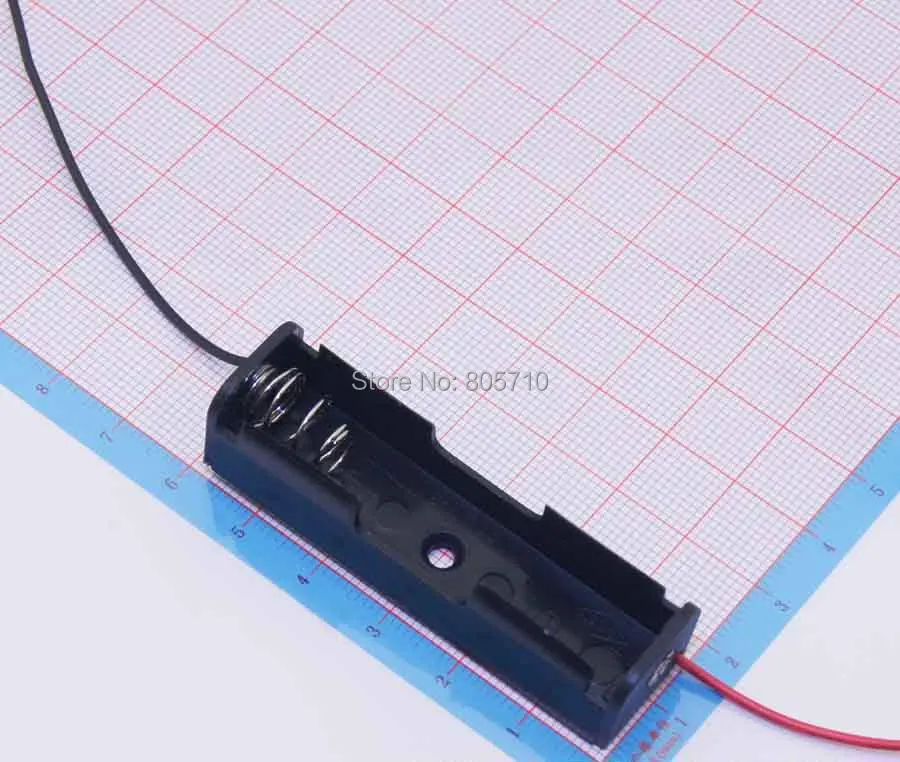 1 * держатель батареи AA для шт. 150 мм длинный провод 100 шт./лот|long wire|holder forholder battery |