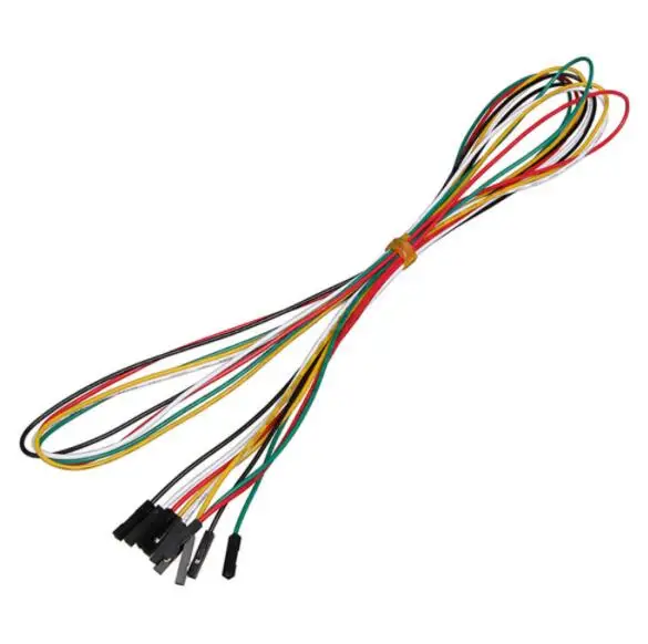 100pcs/lot 3pin 100cm M-M Male-Female F-F Jumper Wires 2.54mm DuPont Cable for DIY Electronic | Компьютеры и офис