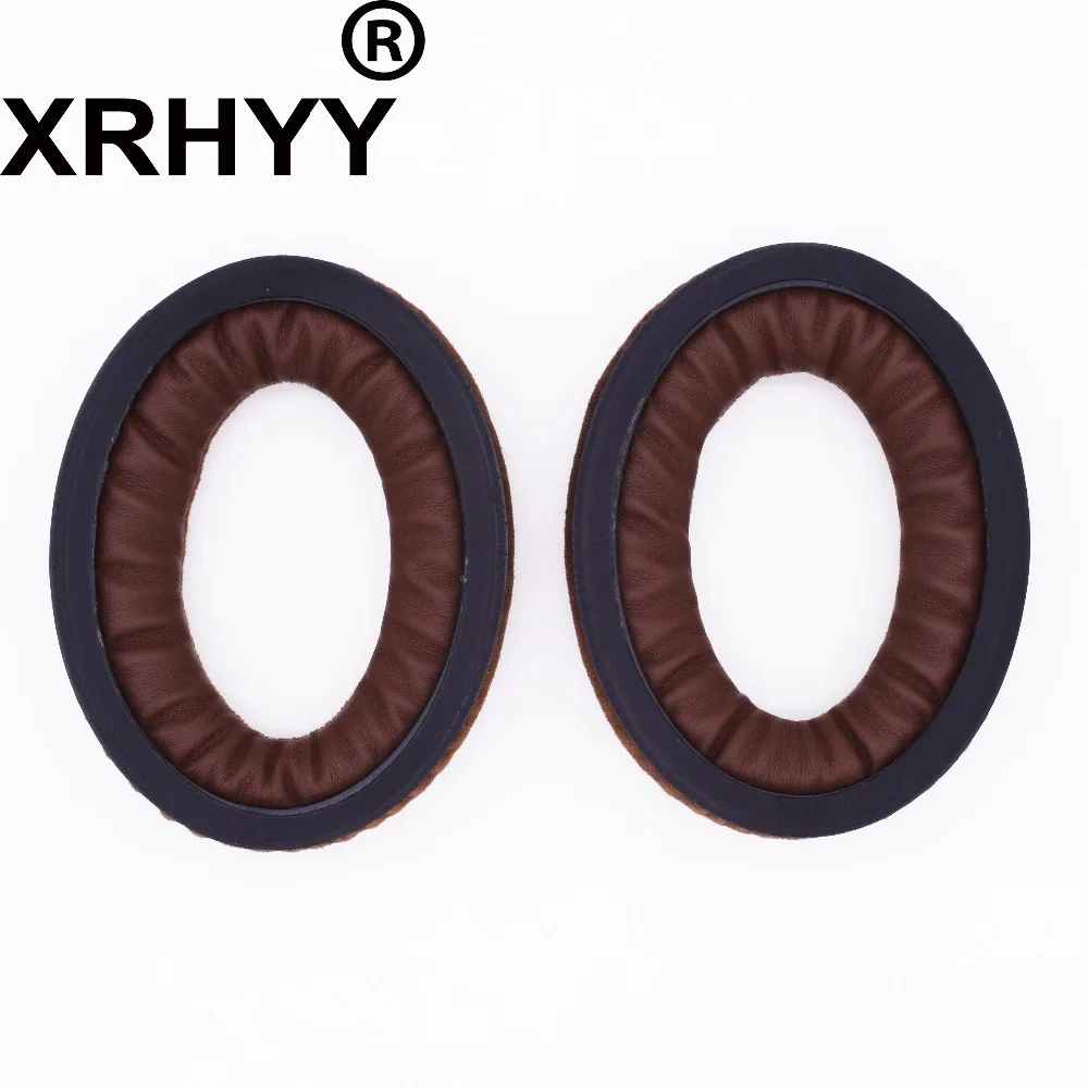 XRHYY коричневые Сменные бархатные амбушюры для наушников Sennheiser HD598 HD598SE HD598CS HD515 HD555