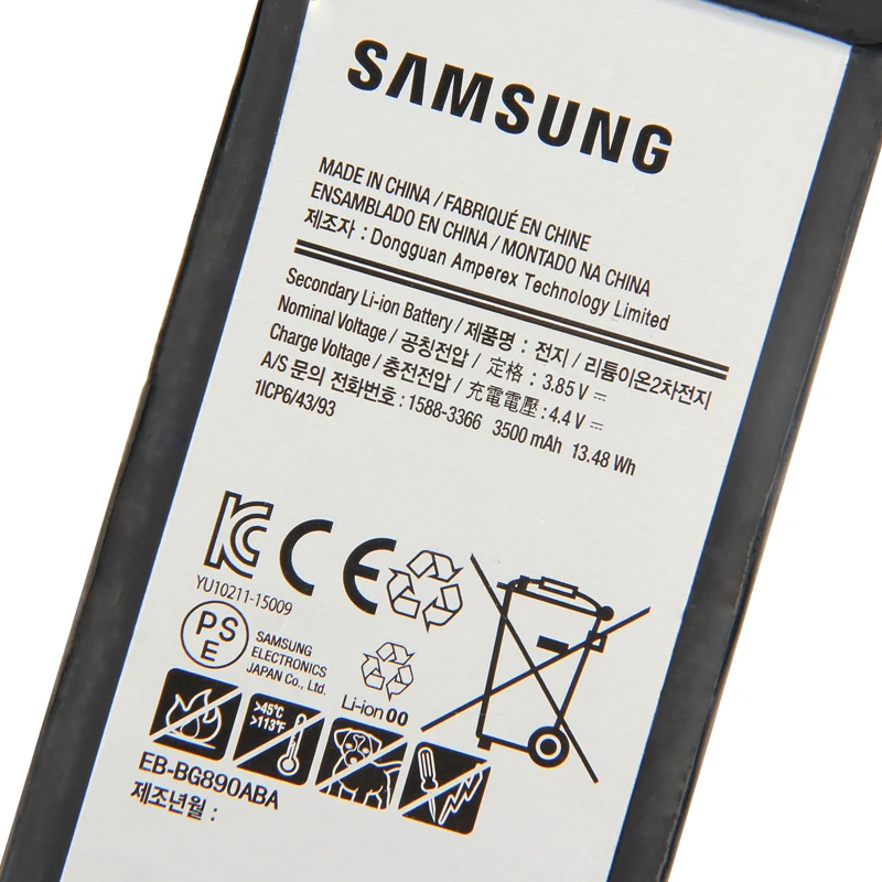 Аккумулятор EB-BG890ABA для samsung Galaxy S6 Active G890A G870A 3500 мАч подлинный аккумулятор для телефона