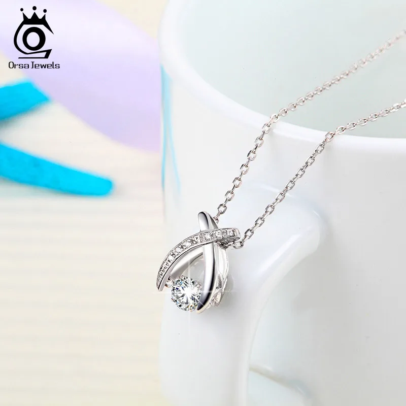 Подвески ORSA JEWELS из серебра 925 пробы рыбки и ожерелья с милыми животными ожерелье