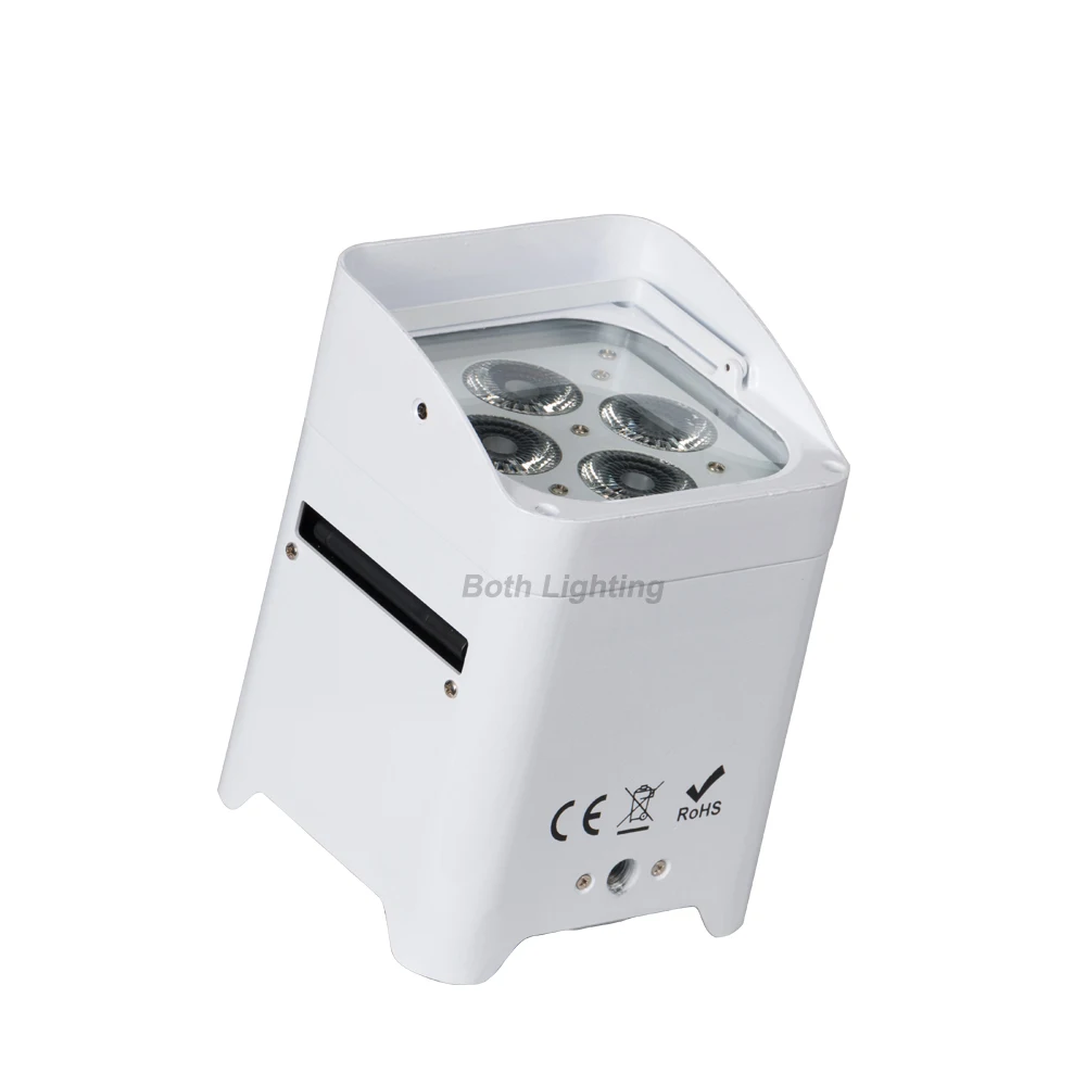 Светодиодный светильник Par Uplighting для свадьбы мощность аккумулятора 4x18 Вт RGBWA UV 6 в