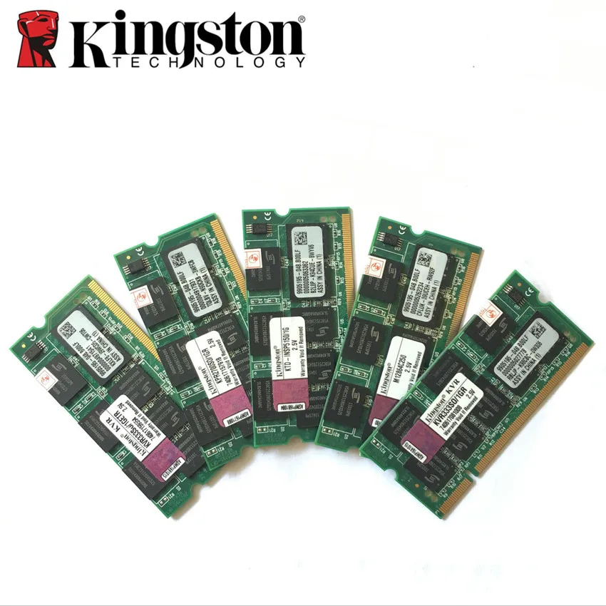 Оперативная память для ноутбука Kingston DDR DDR1 1 ГБ 2 Гб 333 МГц PC 2700S SODIMM подходит intel amd