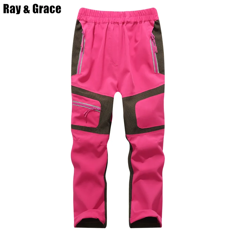 Летние уличные штаны для девочек RAY GRACE быстросохнущие водонепроницаемые