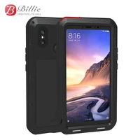 love mei powerful case for xiaomi max3 premium waterproof shockproof aluminum case cover for xiaomi mi max 3 free tempered glass