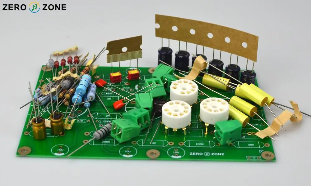 ZEROZONE DIY E834 RIAA мм трубчатое фонокорректорное устройство комплект для усилителя