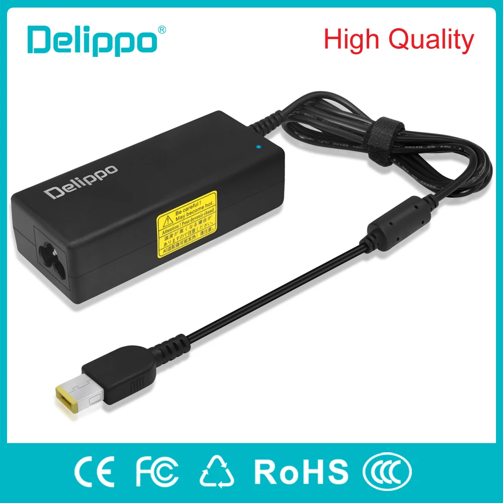

Delippo 20V 3.25A 65W AC laptop power adapter charger for Lenovo Thinkpad X1 Carbon Lenovo G400 G500 G505 G405 YOGA 13