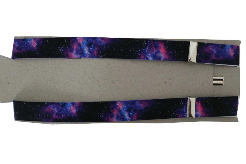 

Free Shipping 2019 New Fashion Adjustable Ladies Colorful Galaxy Printed Braces And Suspender Elastic Galaxy Womens Mens