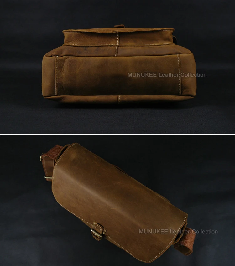 Популярная винтажная сумки-почтальонки из натуральной кожи мужская кожаная
