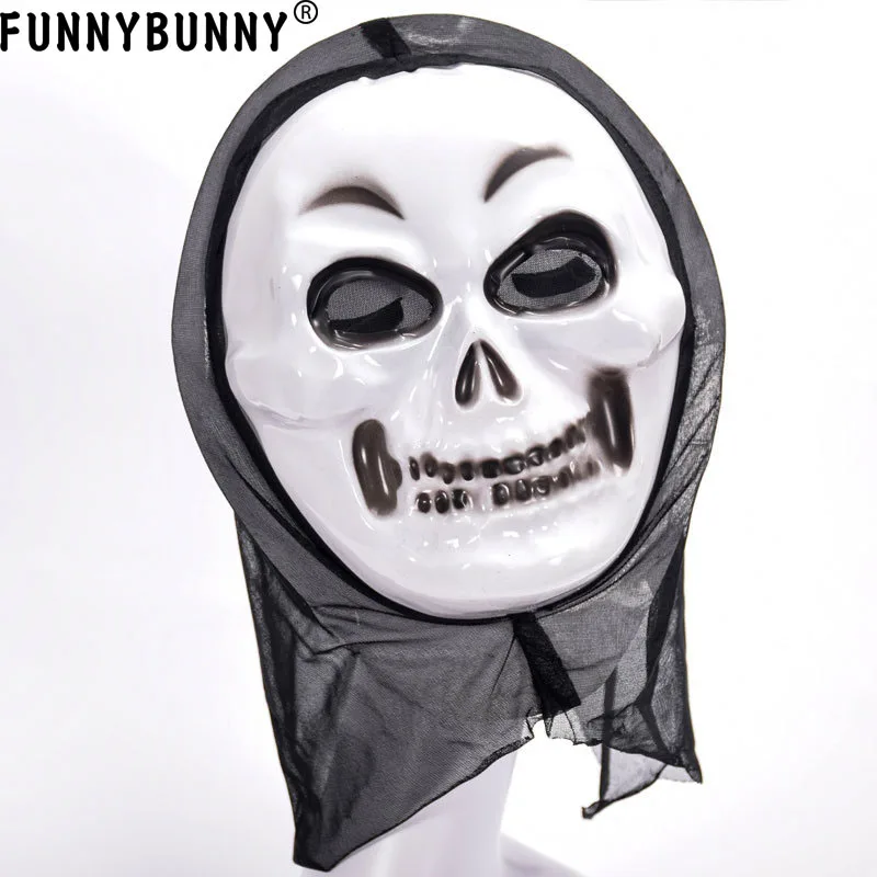 FUNNYBUNNY маска ужаса грима жнец Хэллоуин Кричащие Призрак фестиваль призрак лицо