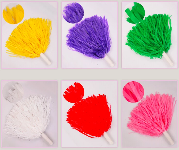 Бесплатная доставка 1 шт. фиолетовые принадлежности для Черлидинга мяч цветы из