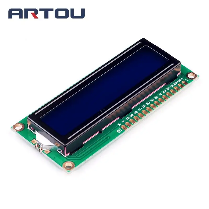 Модуль адаптера LCD1602 + I2C LCD 1602 с синим экраном IIC/I2C для arduino 5 В | Электронные