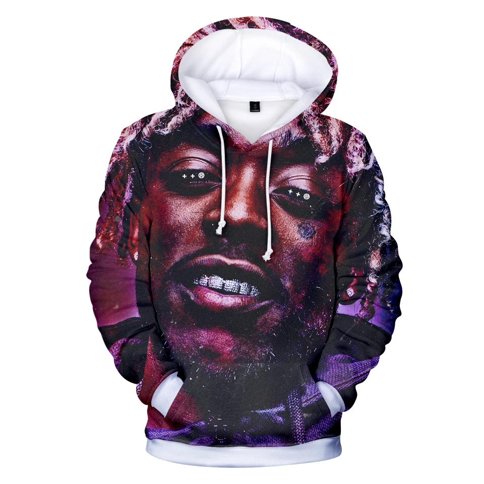 Новый Lil uzi VERT 3D толстовки для мужчин/для женщин кофты Harajuku зима Мода мужчин
