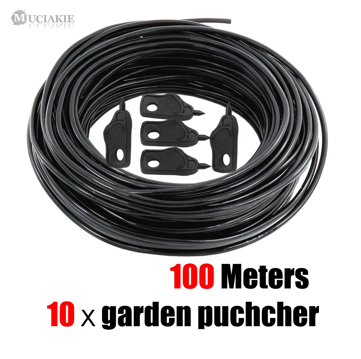 

MUCIAKIE 100M 50M 40/30/20M 3/5mm PVC New Hose 1/8'' Garden Micro Tubing Pipe Irrigation Inner Dia 3mm Water Watering Hose