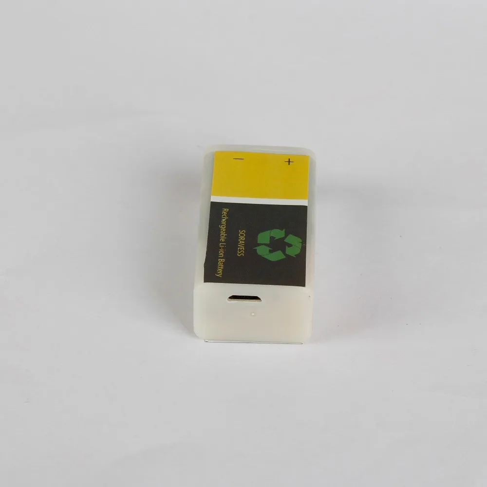 SORVESS 9В 6F22 USB перезаряжаемый литий ионный аккумулятор 900 мАч элемент для
