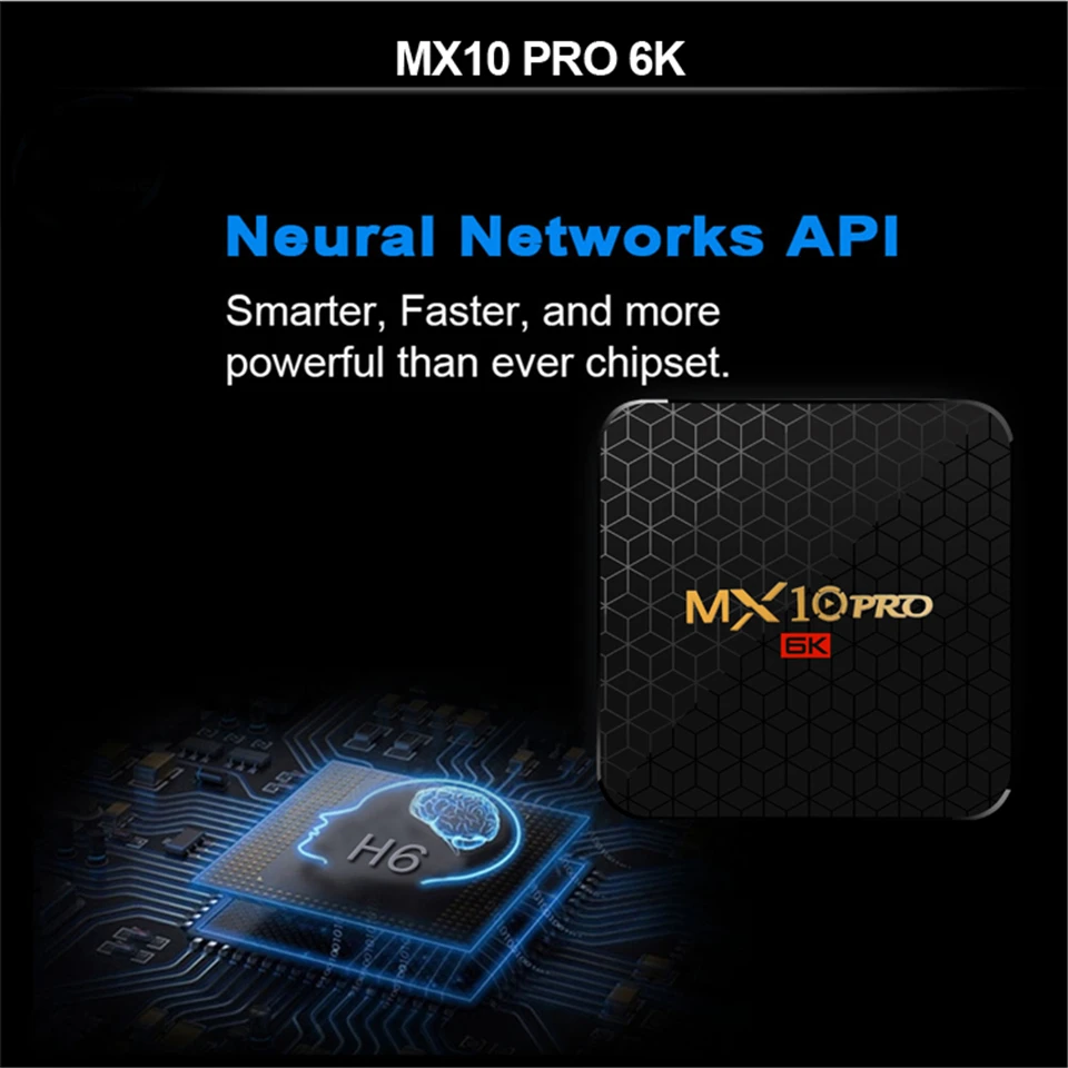 XGODY 6K MX10 Pro Android 9 0 Smart tv Box Allwinner H6 Четырехъядерный 4 ГБ 32 64 Гб 2 4G wifi телеприставка HD