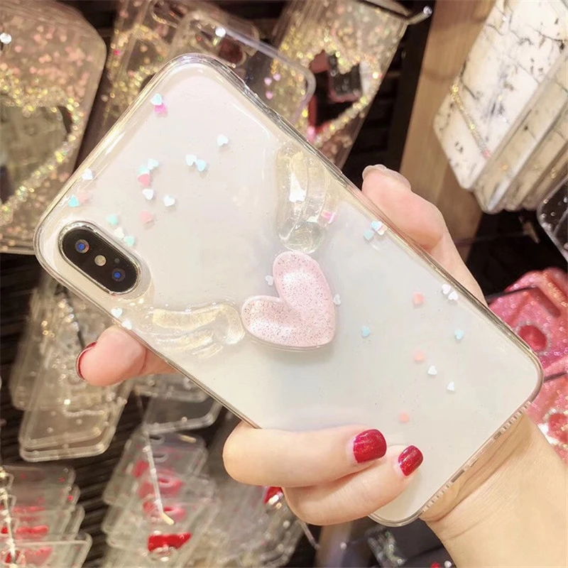 Новый чехол love wings для iphone X XR XS Max 8 7 6 6s Plus | Мобильные телефоны и аксессуары