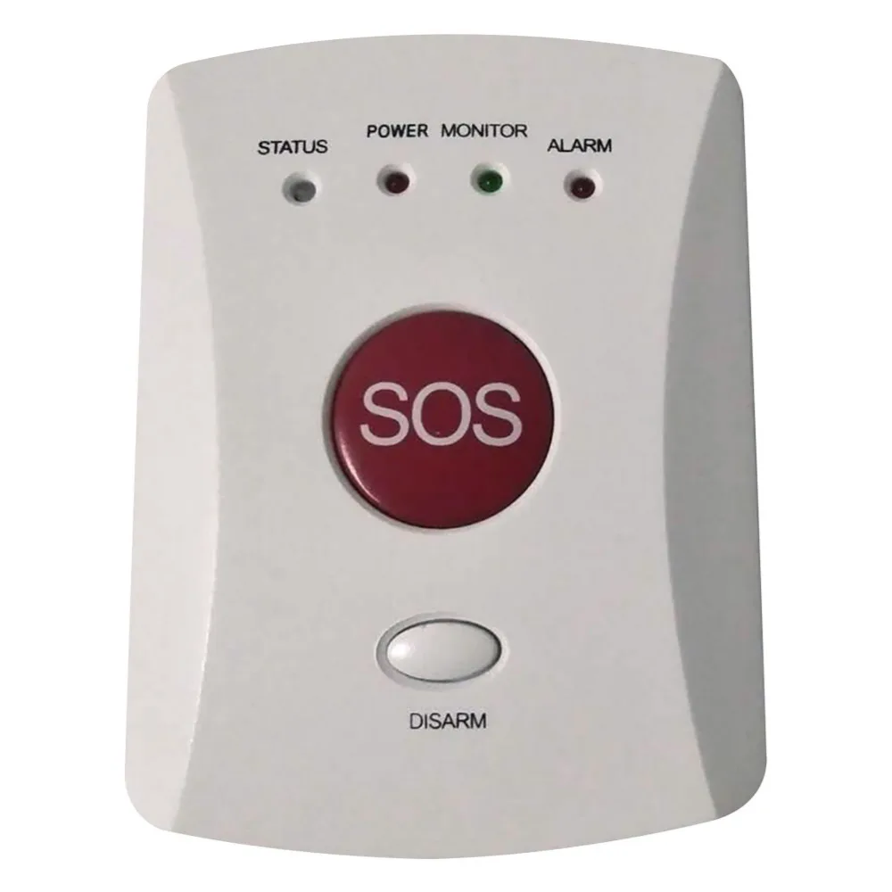 Wolf-Guard 007EG Беспроводная GSM SMS SOS кнопочная панель один ключ тревожный для пожилых детей аварийная система охранной сигнализации для дома