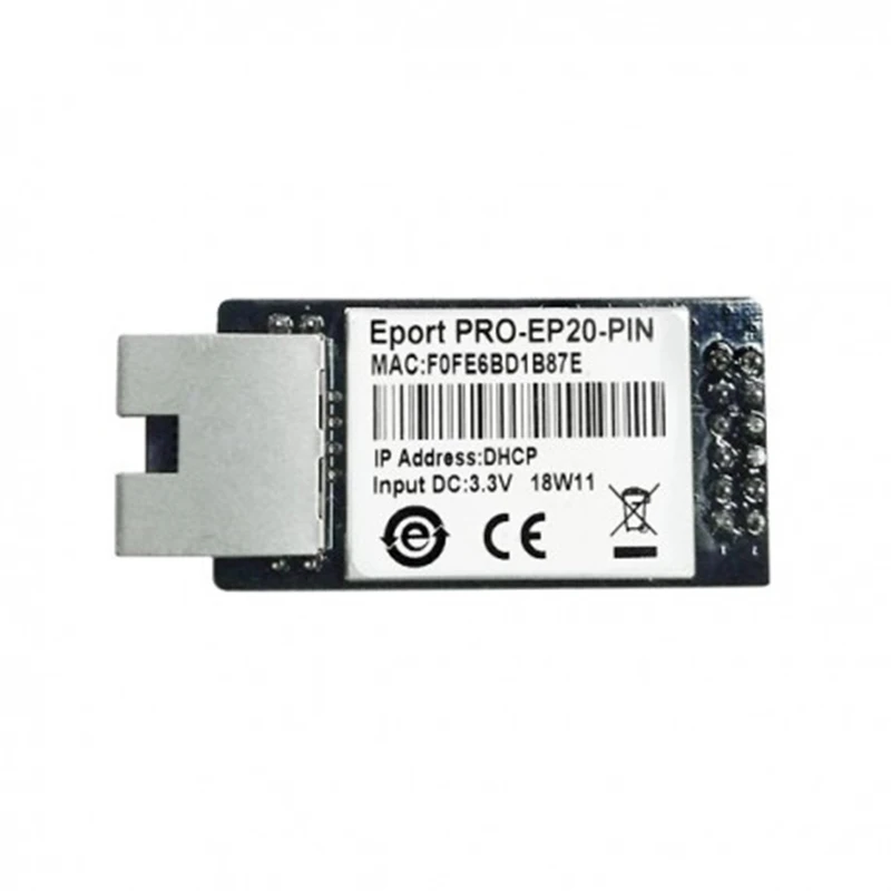 Сетевой серверный порт Linux TTL последовательный Ethernet встроенный модуль Eport Pro EP20 Pin