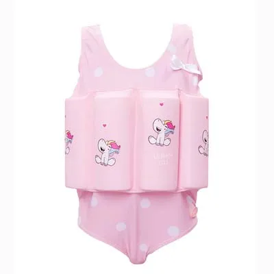 Pink briefs Girls Swimsuits Child Swimming Trunks Shorts Children's Swimwear Kids Buoyancy Swimsuit Baby Boys Girls Swim Vest - Цвет: Pink briefs