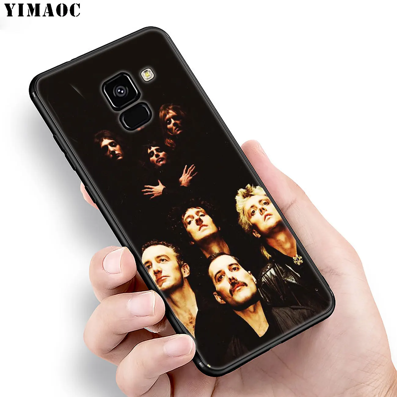 Мягкий силиконовый чехол YIMAOC Queen Rock Group для Samsung Galaxy A6 A9 A8 A7 2018 A3 A5 2016 2017 Note 9 8 10 Plus