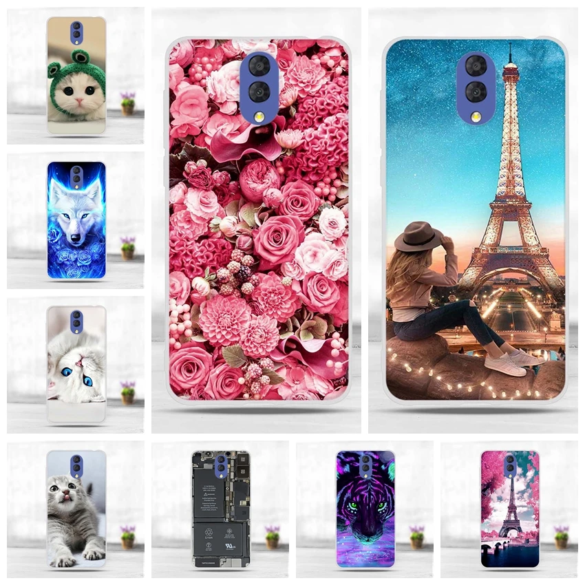 Чехол для Alcatel 3 3L 2019 чехол 3C 2018 телефона силиконовый мягкий из ТПУ 3V сумка |