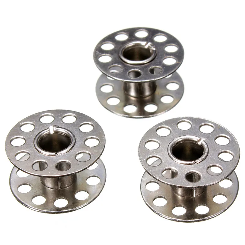 Стандартные пустые катушки для швейной машинки в пластиковой коробке 25 шт.