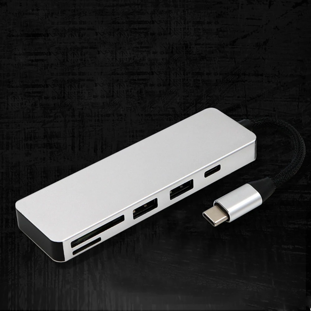1 шт. 5 в Тип C OTG 2 USB 3 0 Порты для концентратора SD/TF Multi карты Combo ПК MacBook Мобильные