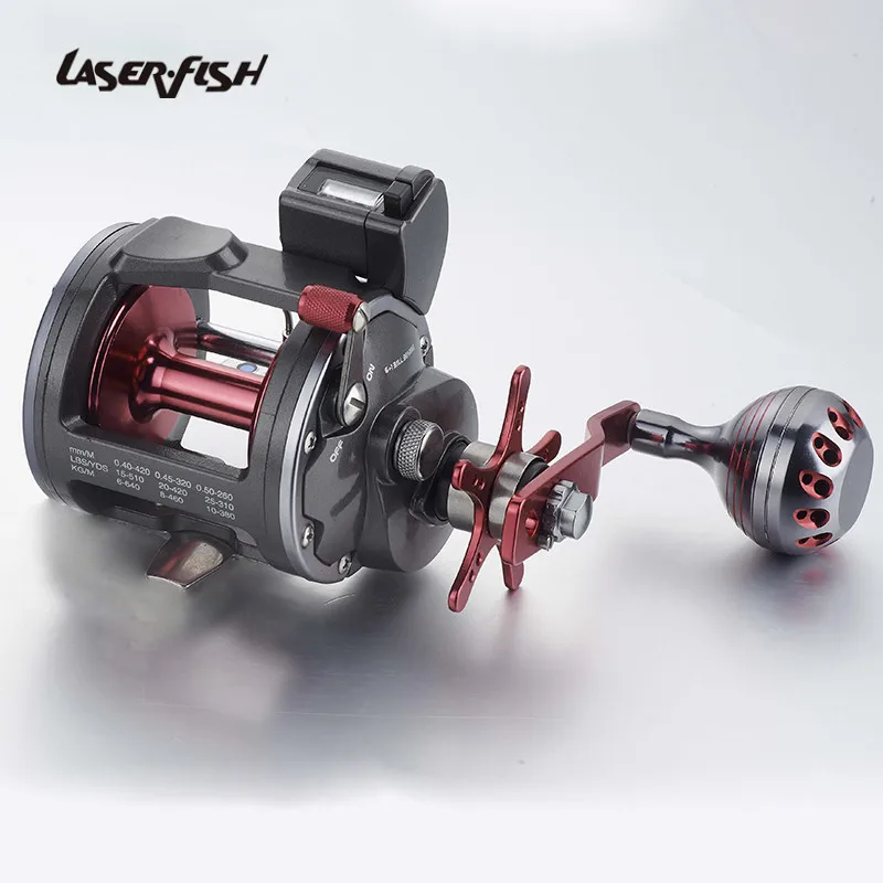 LaserFish STDL 7BB тролловая катушка спиннинга левый и правый ремешок счетчик подходит