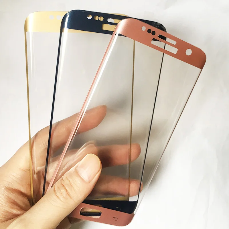 Koowdee 10 шт./лот 3D изогнутый полный экран протектор для S7 edge S6 plus защита экрана