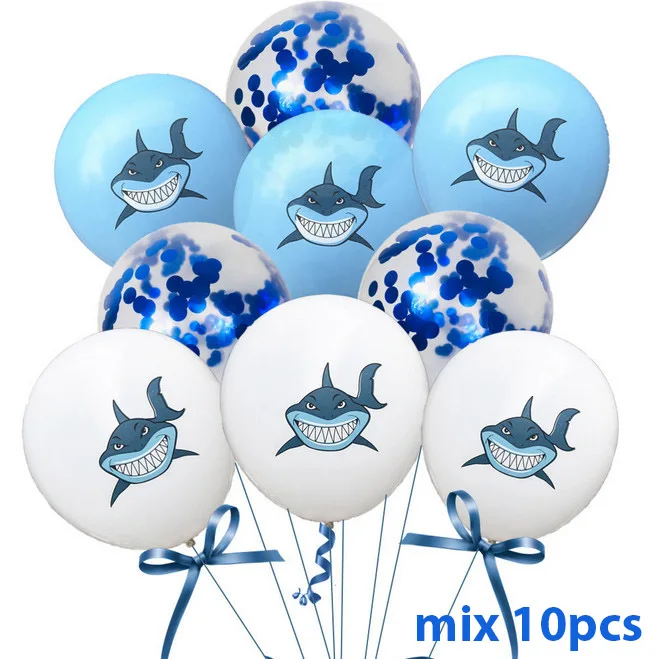 mix 10pcs 20 шт воздушные шарики из латекса с животными Тигр Зебра собака для вечеринки в стиле сафари джунгли вечерние шарики для День Рождения вечерние Декор Дети День рождения Globos - Цвет: mix 10pcs