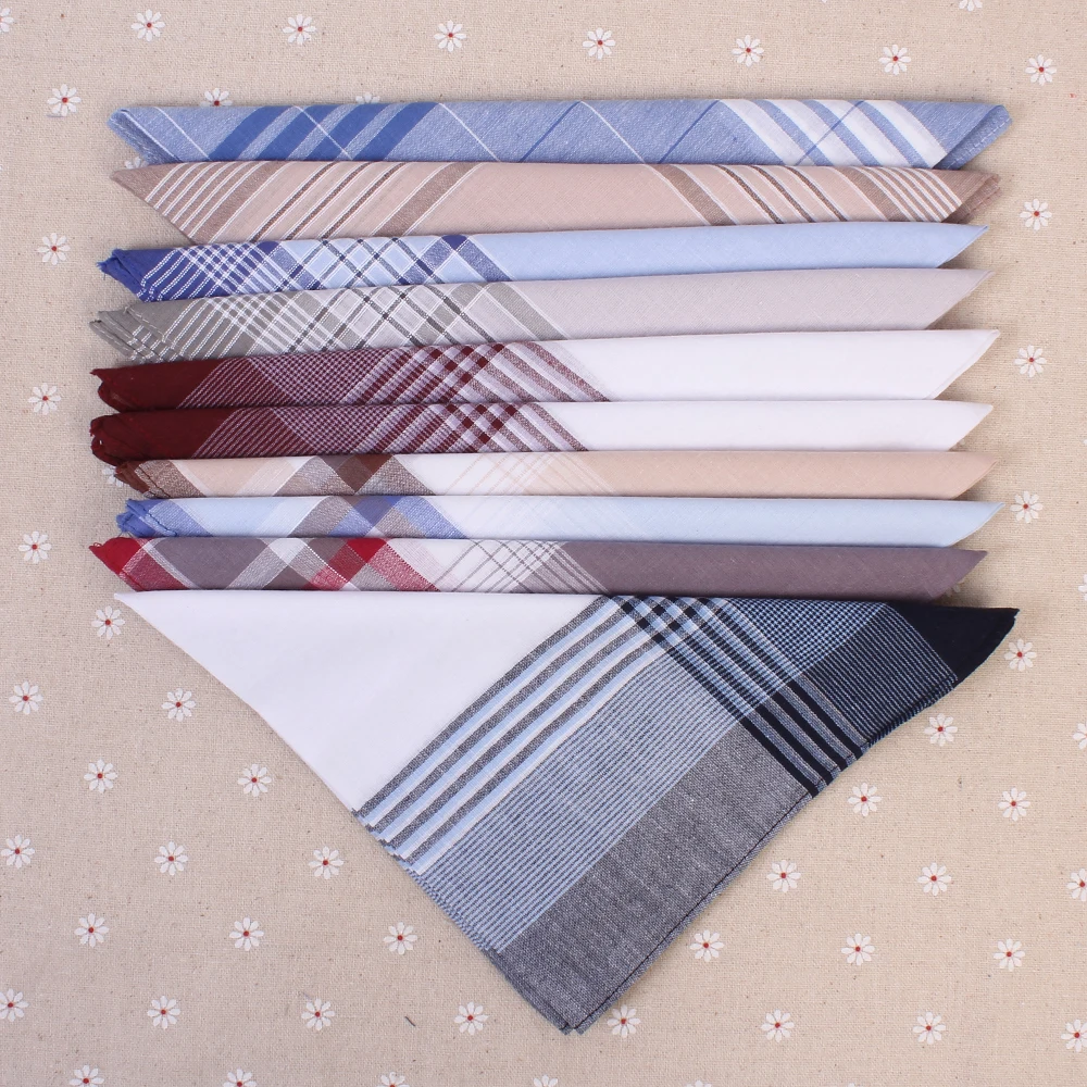 5 шт. модные классические Для мужчин карман квадратный Платки носовые для девочек