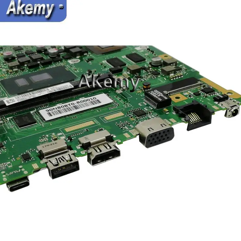 Akemy X456UJ X456UF материнская плата для ноутбука ASUS X456U X456UQ X456UB X456UQK X456UV материнская плата 4GB-RAM I5-6200U GT920M/GT930M DDR3