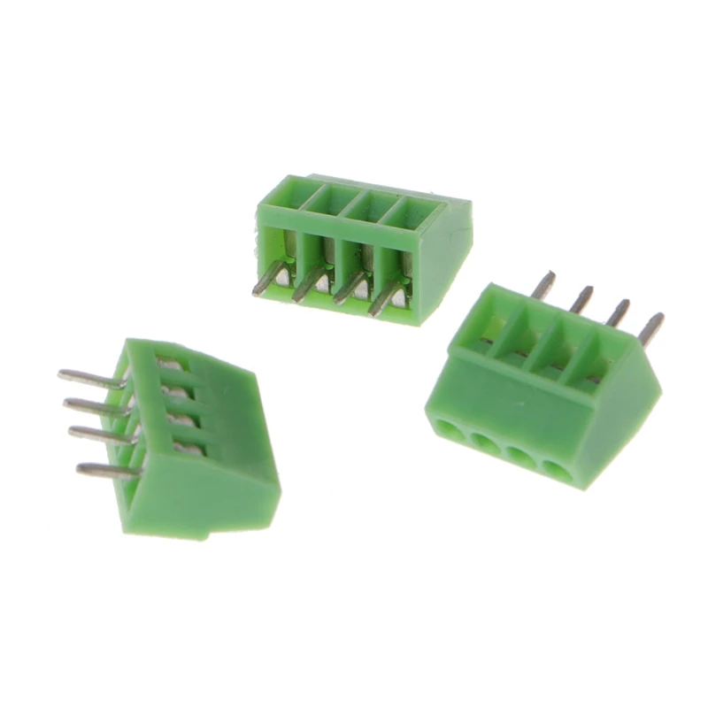 10 шт. 2Pin 10Pin Винтовые клеммные колодки для монтажа на печатной плате коннектор с