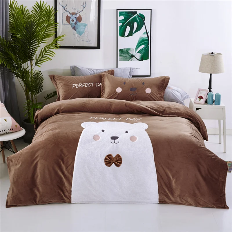 Хрустальное бархатное полотенце Комплект постельного белья с вышивкой мягкое