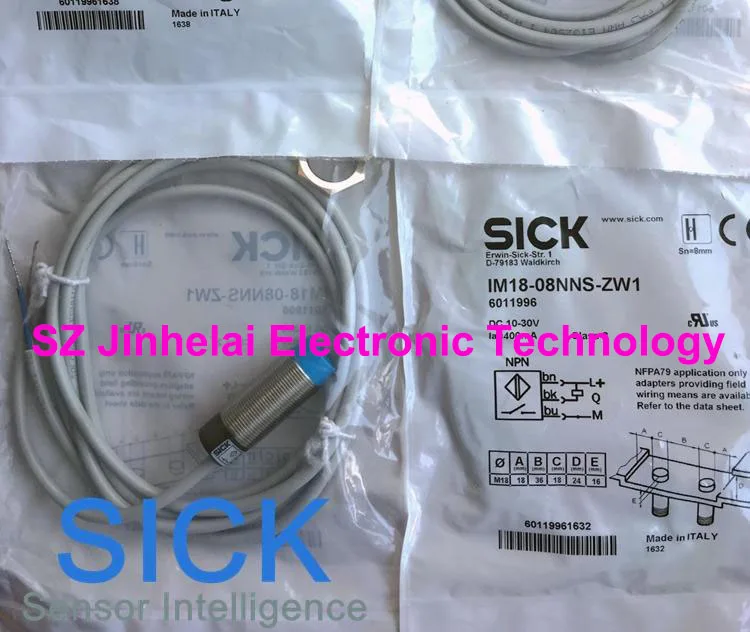 

100%Authentic original IM18-08NNS-ZW1, IM18-08BPS-ZW1 SICK Proximity switch
