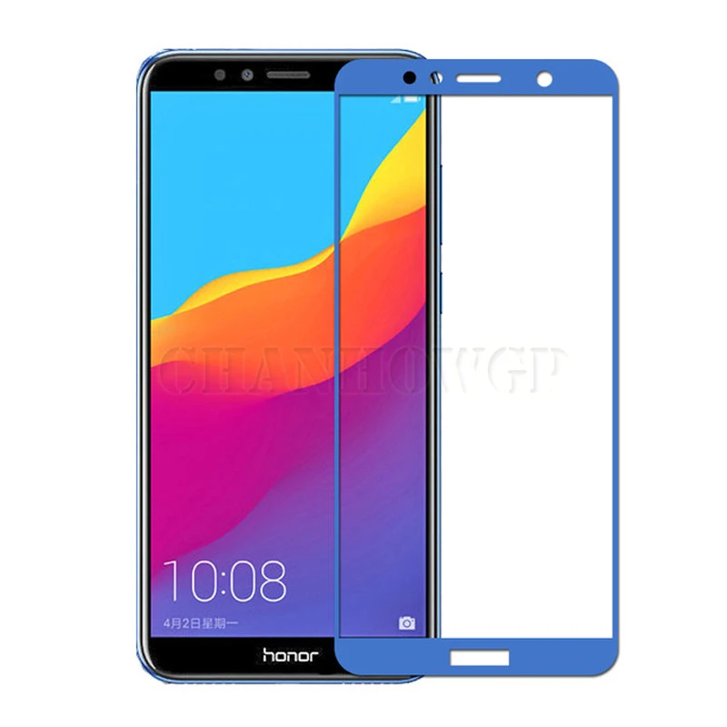 С уровнем твердости 9 H клей полное покрытие закаленное Стекло для huawei Y6 Prime 2018