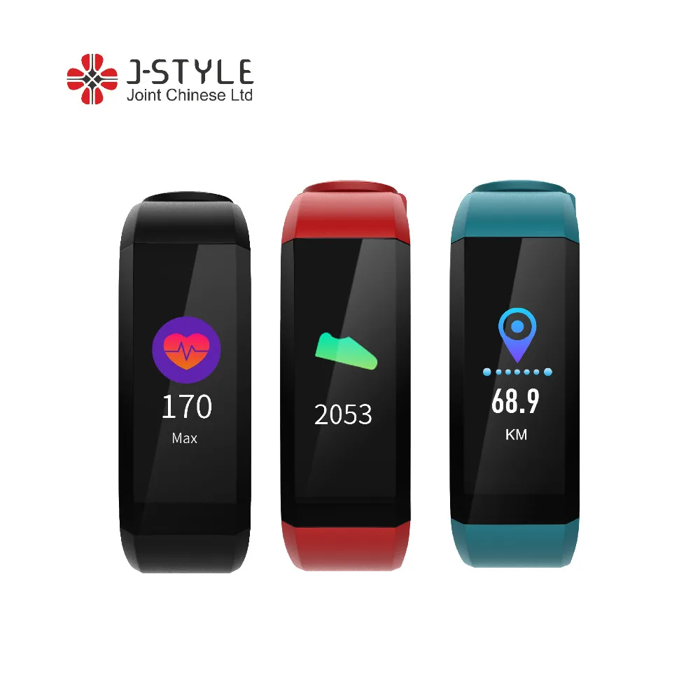 Оригинальный J-style Смарт-часы браслет Bluetooth монитор сердечного ритма | Электроника