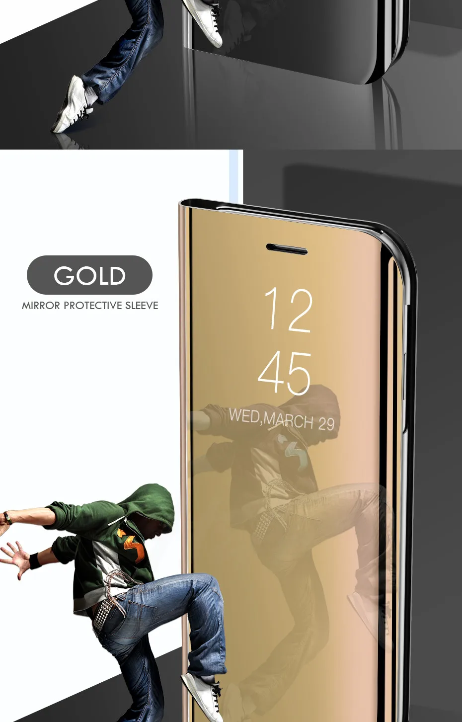 H& четкое представление умный зеркальный чехол для телефона для samsung Galaxy S9 S8 S7 S6 Edge Plus Note 8 9 для A3 A5 A7 A8 J3 J7 чехол