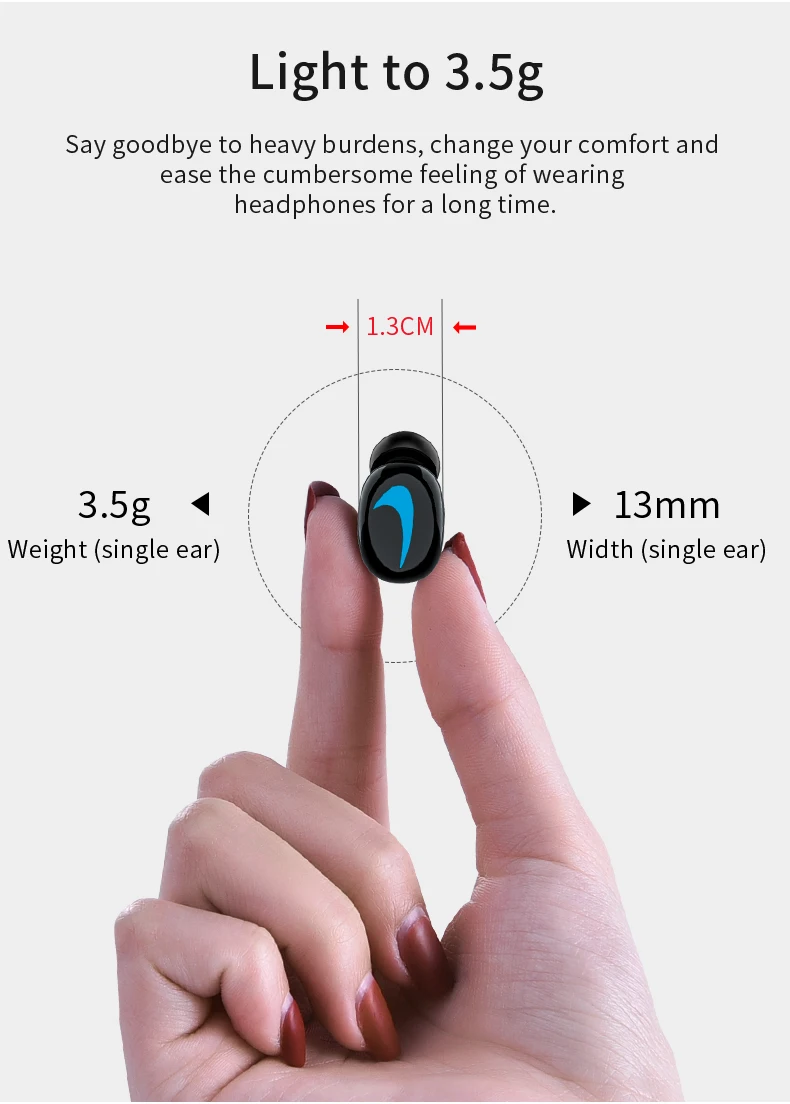 Tws, беспроводные наушники, Bluetooth 5,0, гарнитура, 3500 мА/ч, внешний аккумулятор, настоящие наушники, стерео наушники, вкладыши, наушники для xiaomi iphone