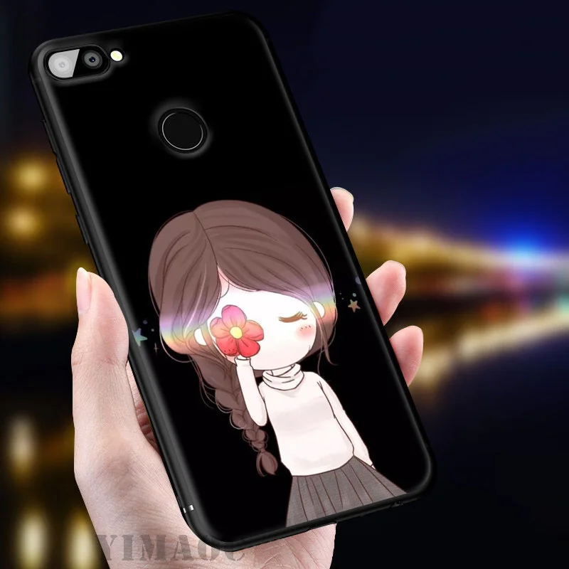 Best Friend Girlfriend Couple Soft Case for Huawei Mate 20 10 P30 P20 Pro P10 P9 P Smart Z 2019 &amp Nova 3 3i Lite |