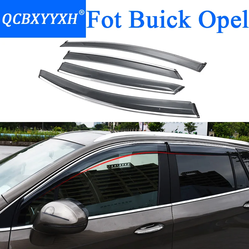 

QCBXYYXH Car Styling Awnings Shelters Window Visors rain eyebrow For Opel Mokka Insignia Buick Envision Encore Regal Sedan
