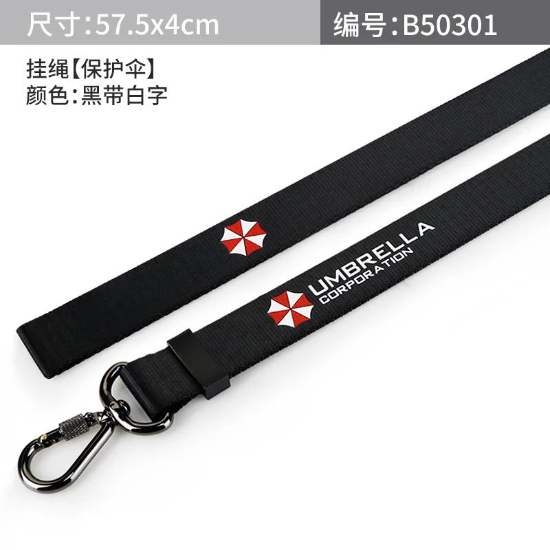Umbrella black 57 см нейлоновый сплав брелок Bosozoku hellaflush JDM зонтик Dapper VIP брелок-шнур Подвеска для мобильного телефона камера ID карта - Название цвета: Umbrella black