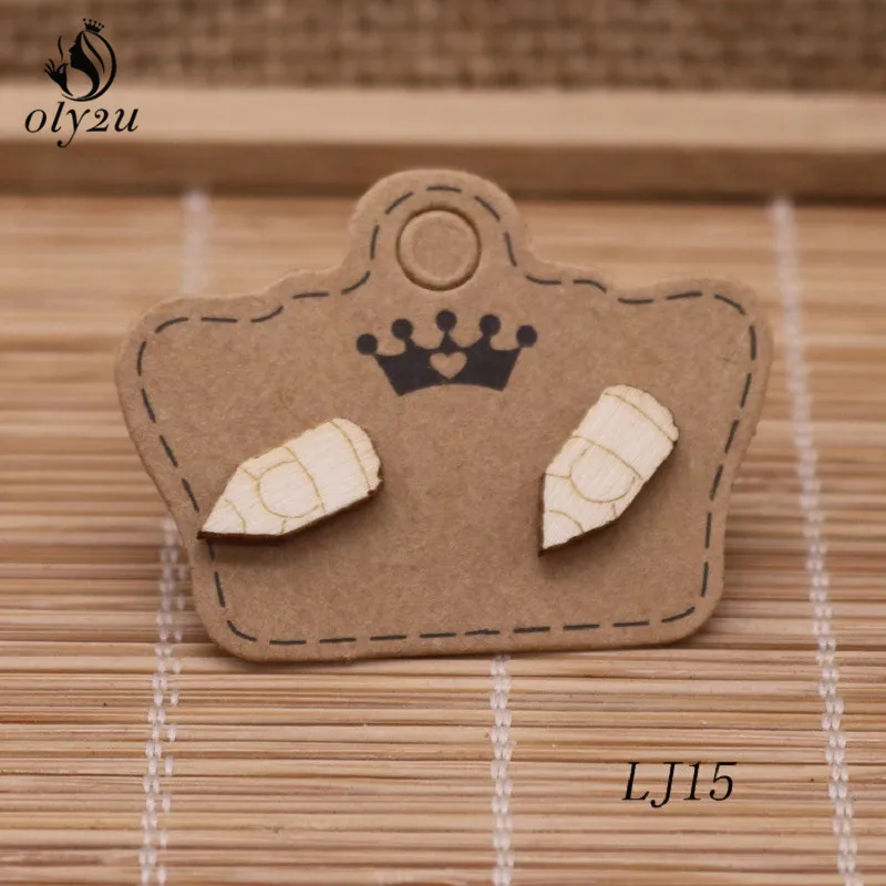 Oly2u корейские модные ювелирные изделия Мультяшные фигурки деревянные