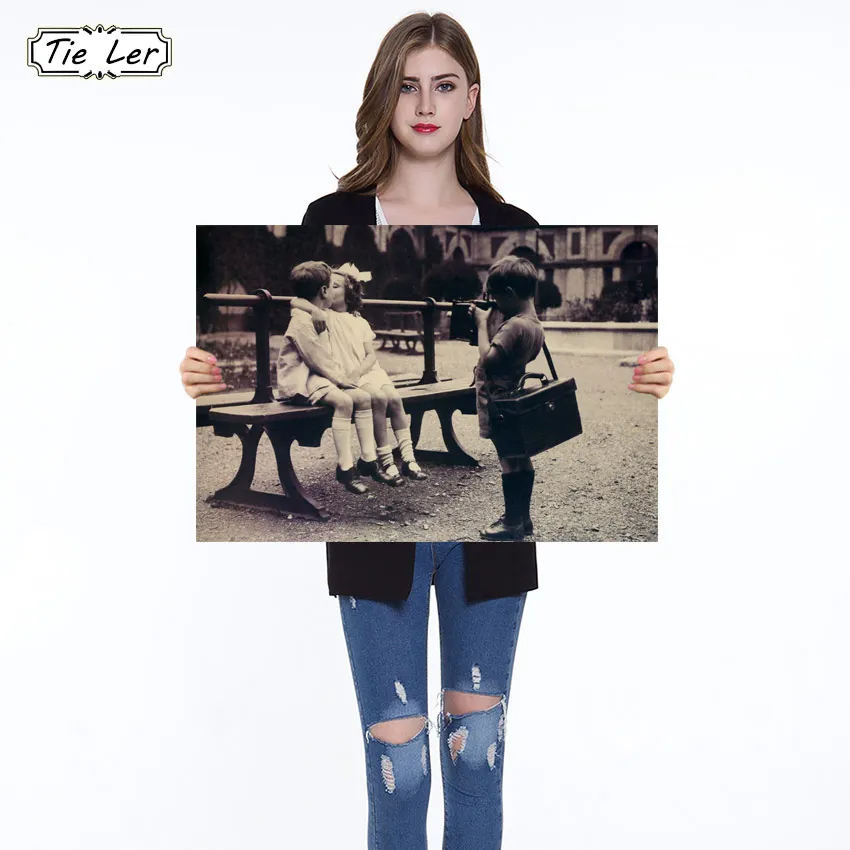 Постер из крафт бумаги для классической фотосъемки украшение помещений